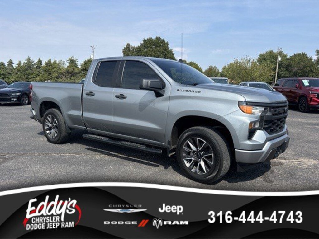 Used 2023 Chevrolet Silverado 1500 Custom Truck Double Cab