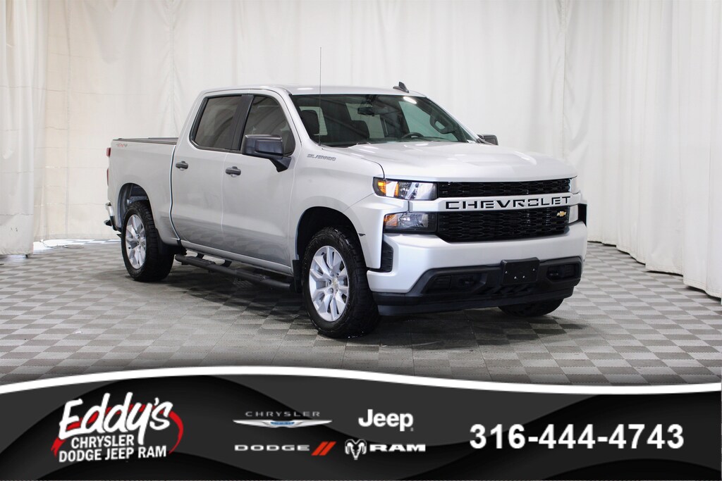 Used 2021 Chevrolet Silverado 1500 Custom Truck Crew Cab