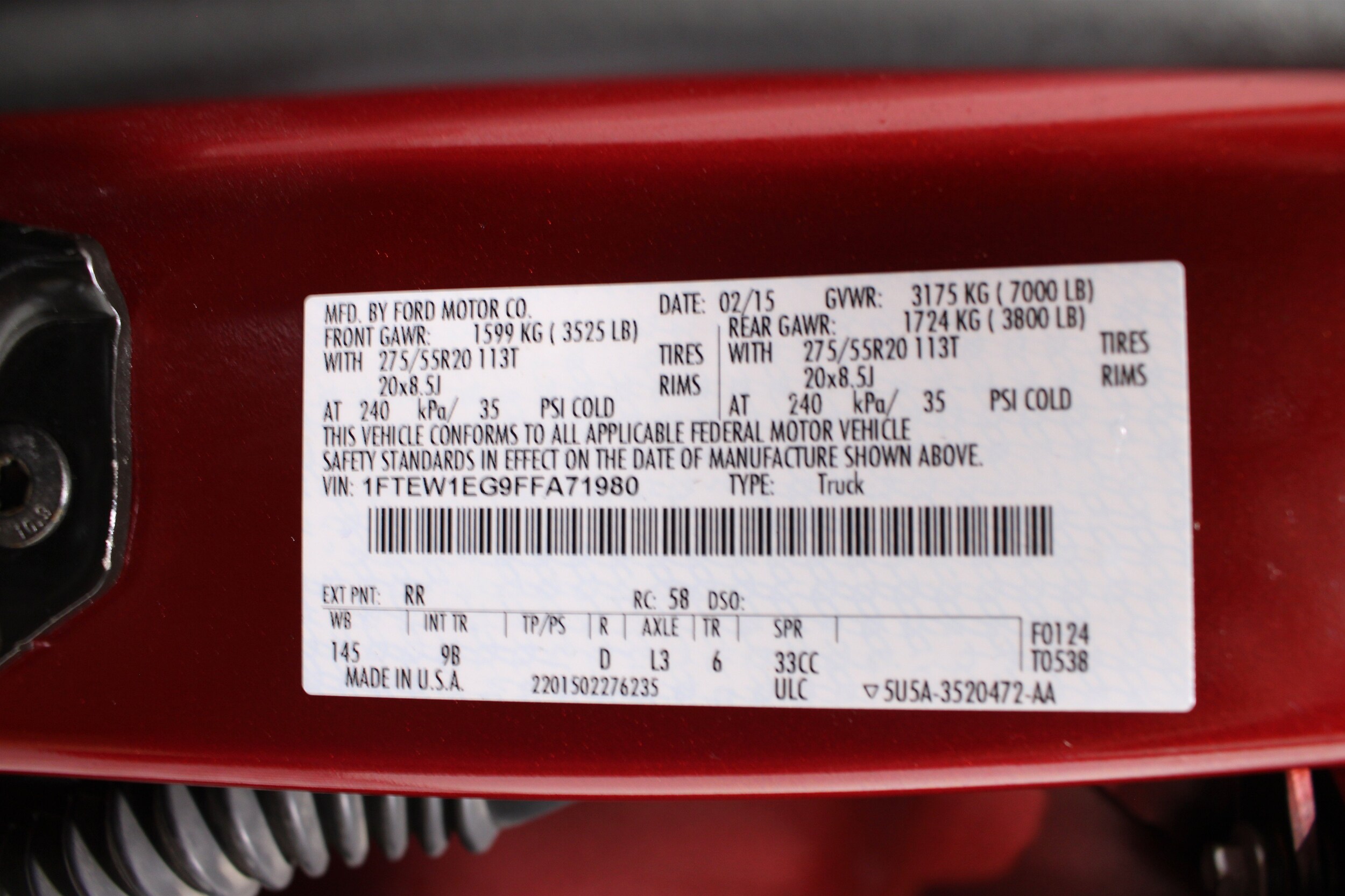 2015 Ford F-150 Platinum - Photo 40