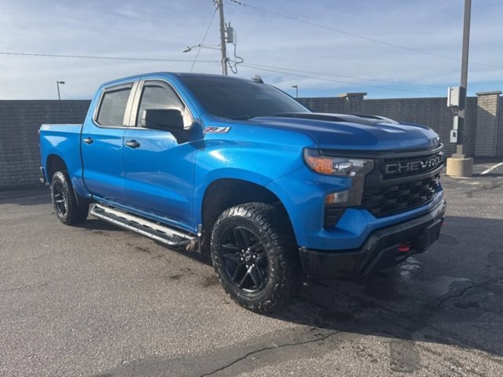 Used 2022 Chevrolet Silverado 1500 Custom Trail Boss Truck Crew Cab