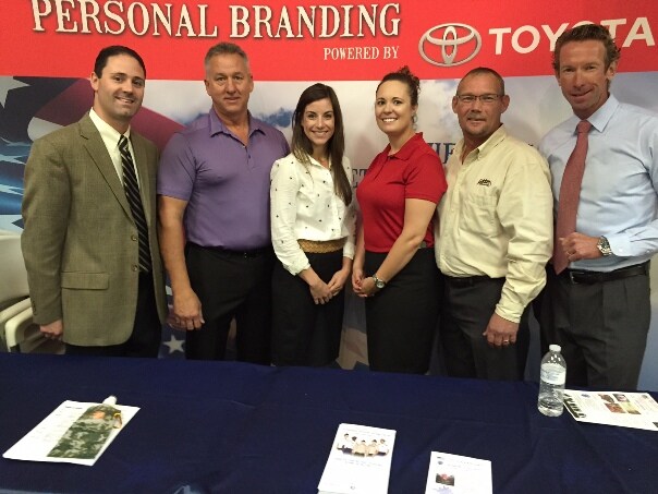 Eddy's Toyota employees at Hiring Our Heroes Job Fair 2.jpg