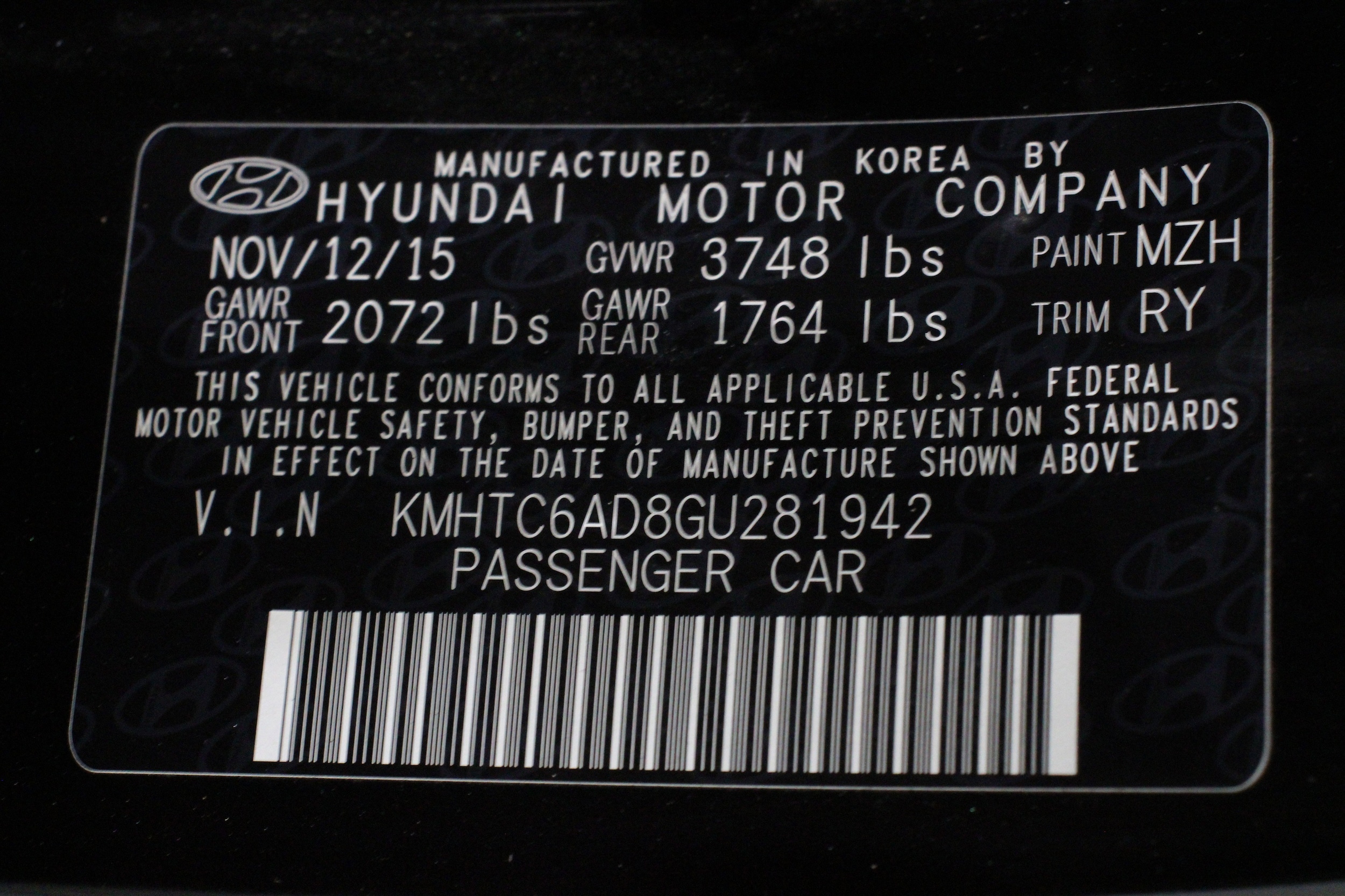 2016 Hyundai Veloster Base - Photo 38