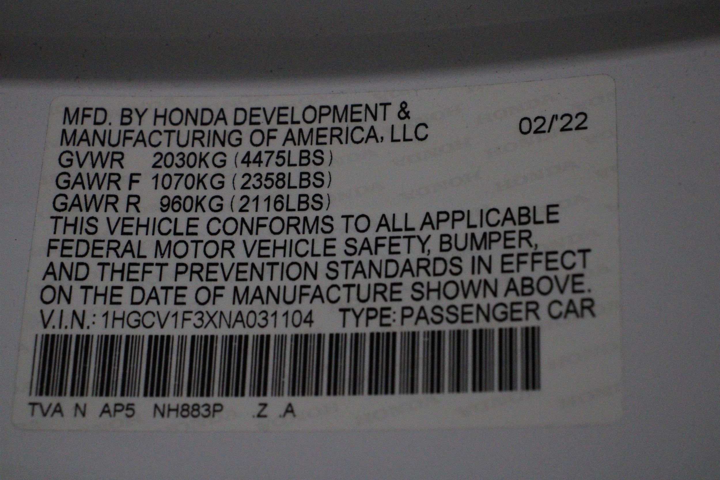 2022 Honda Accord Sport - Photo 41