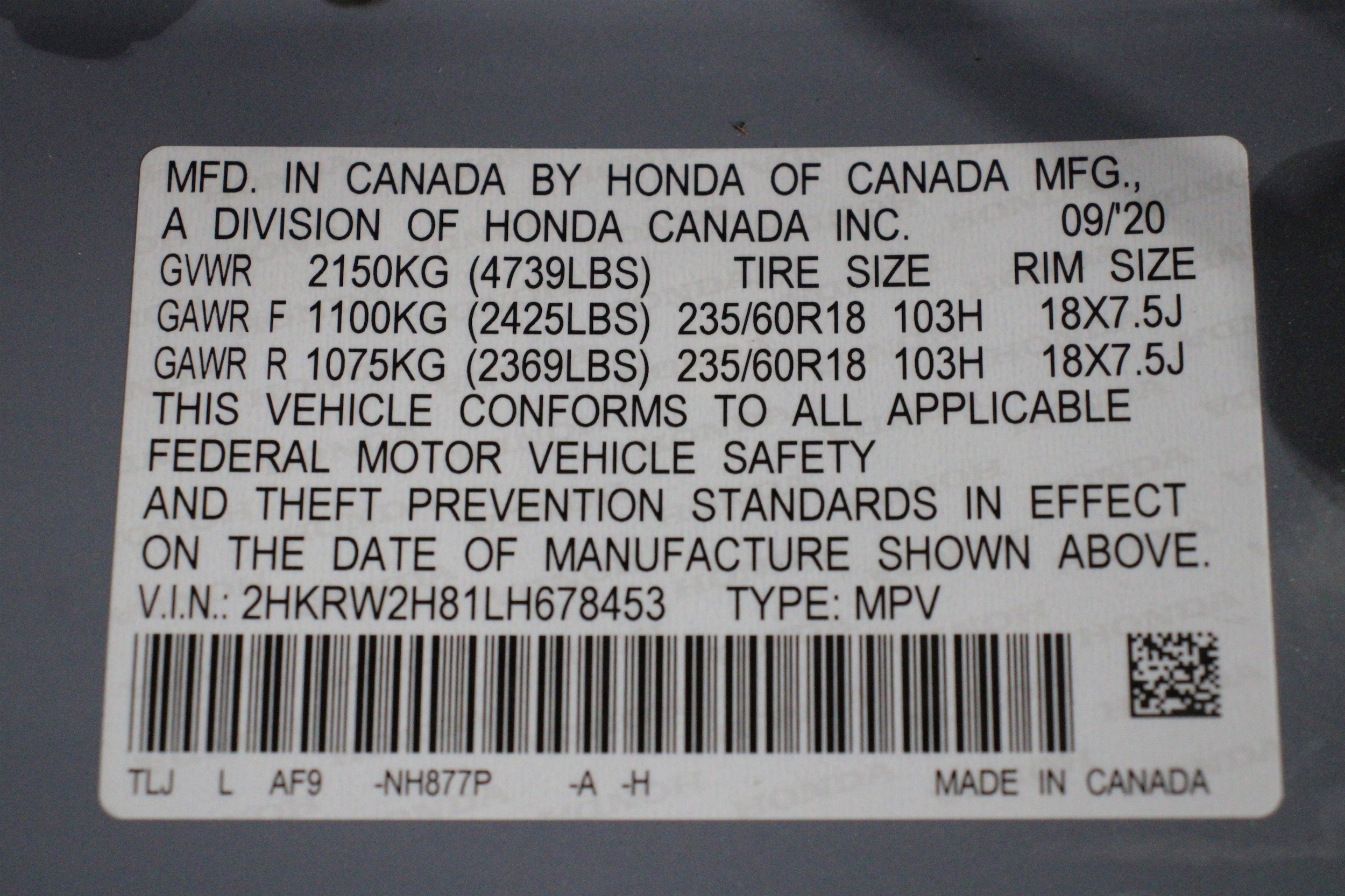 2020 Honda CR-V EX-L - Photo 42