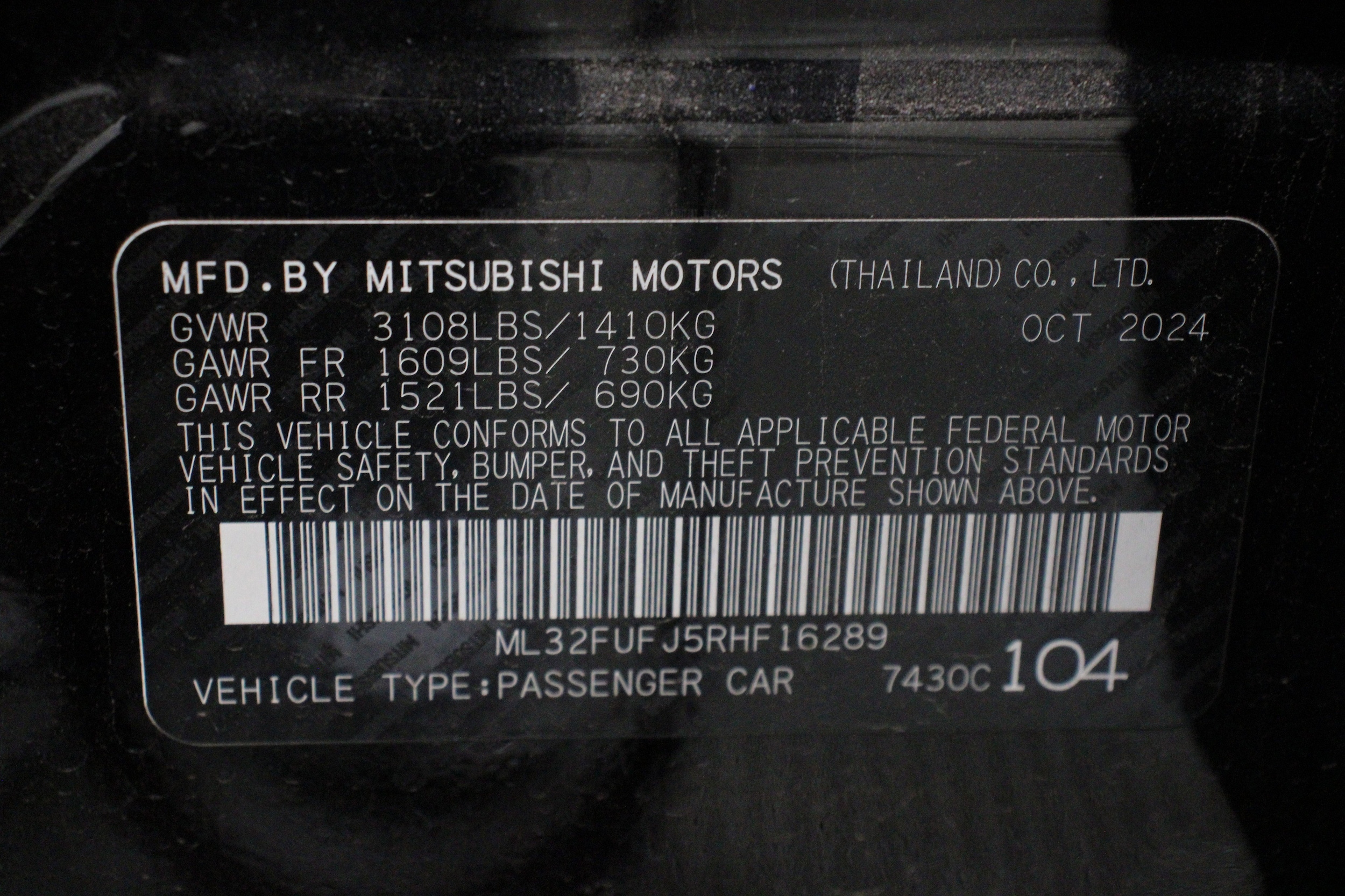 2024 Mitsubishi Mirage G4 ES - Photo 37