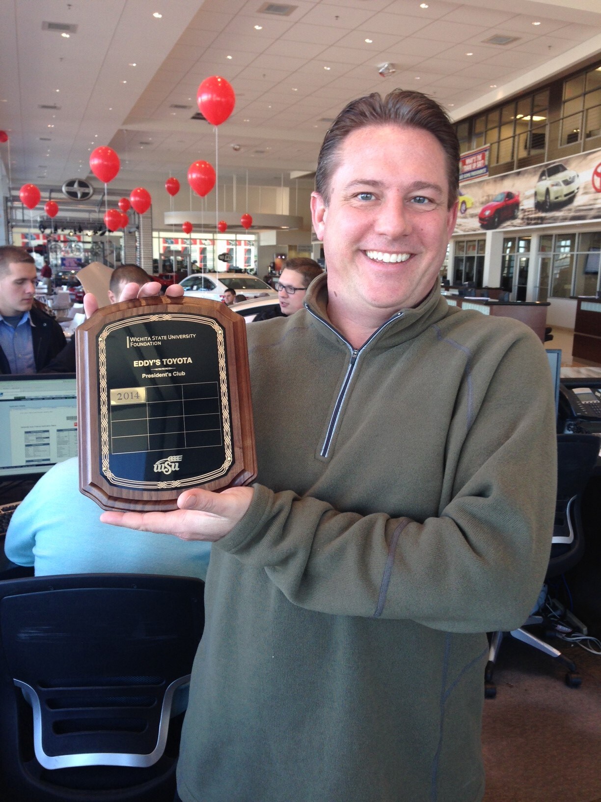 jim lowe with president award.JPG