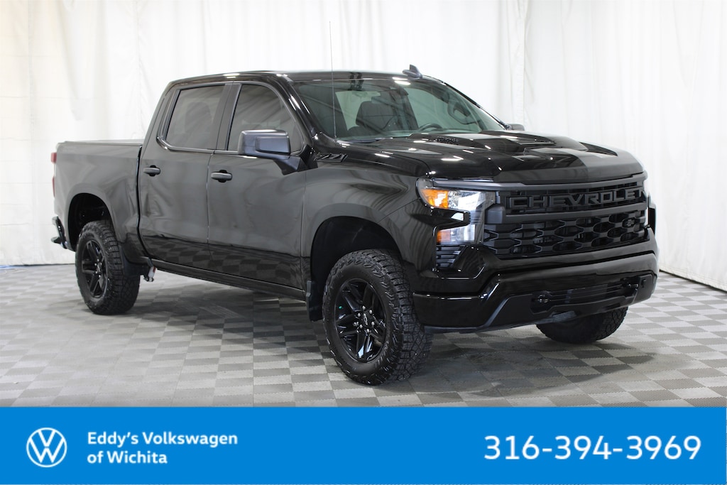 Used 2024 Chevrolet Silverado 1500 Custom Trail Boss Truck Crew Cab