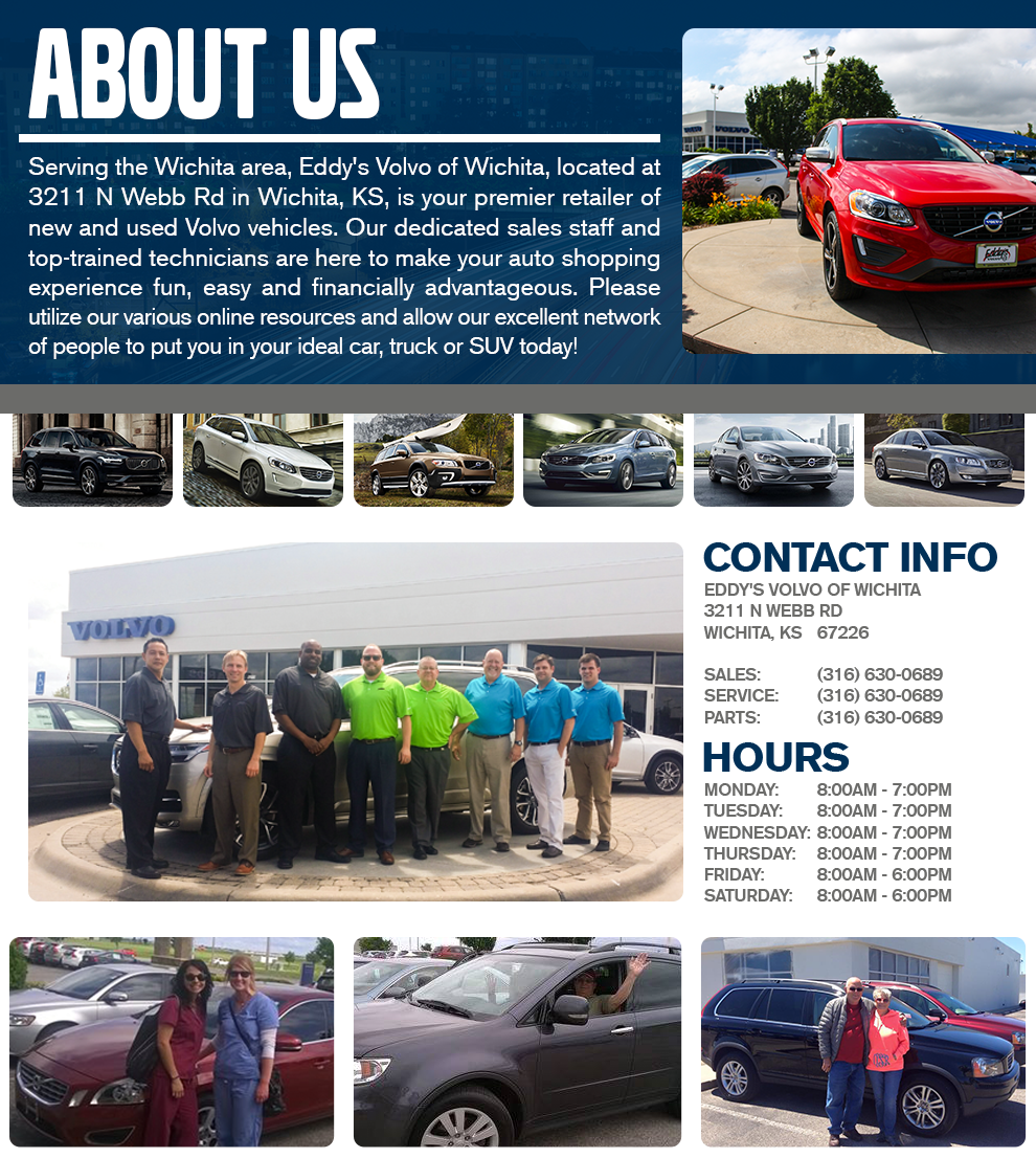 Car Dealerships In Wichita Ks >> About Eddy S Volvo Of Wichita New Volvo And Used Car Dealer Wichita Car Dealerships In Wichita Ks >> About Eddy S Volvo Of Wichita New Volvo And Used Car Dealer Wichita