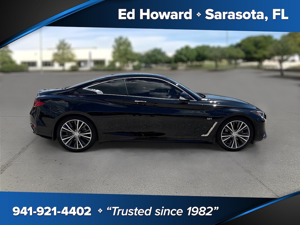 Used 2019 INFINITI Q60 3.0t Luxe RWD
