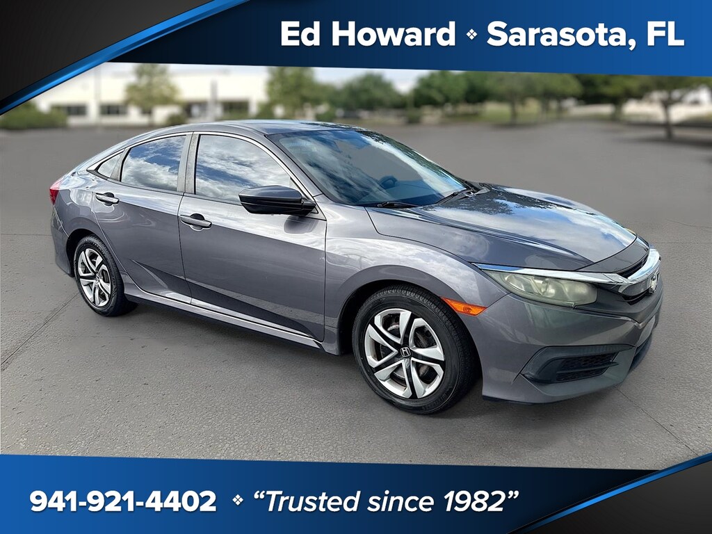 Used 2016 Honda Civic Sedan CVT LX