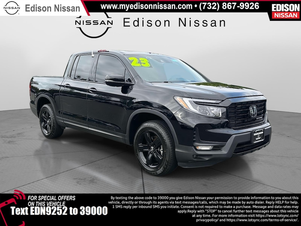 Used 2023 Honda Ridgeline Black Edition AWD Crew Cab Pickup