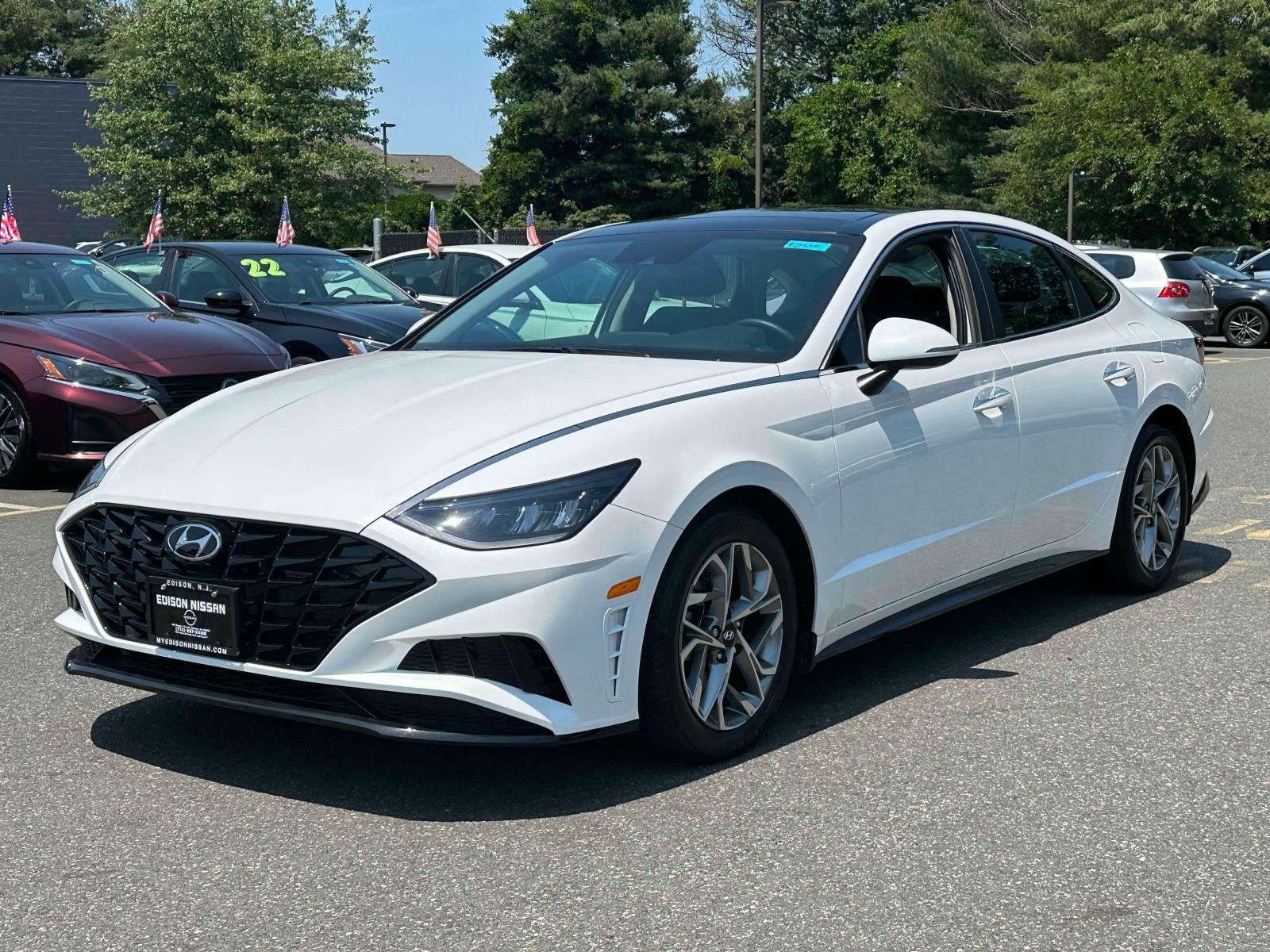 Used 2022 Hyundai Sonata SEL with VIN KMHL14JA3NA221744 for sale in Edison, NJ