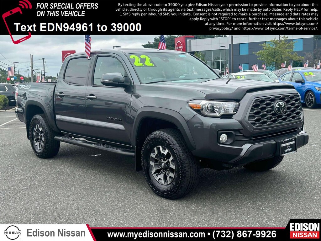 Used 2022 Toyota Tacoma 4WD SR Double Cab 5 Bed V6 AT (Natl) Crew Cab Pickup