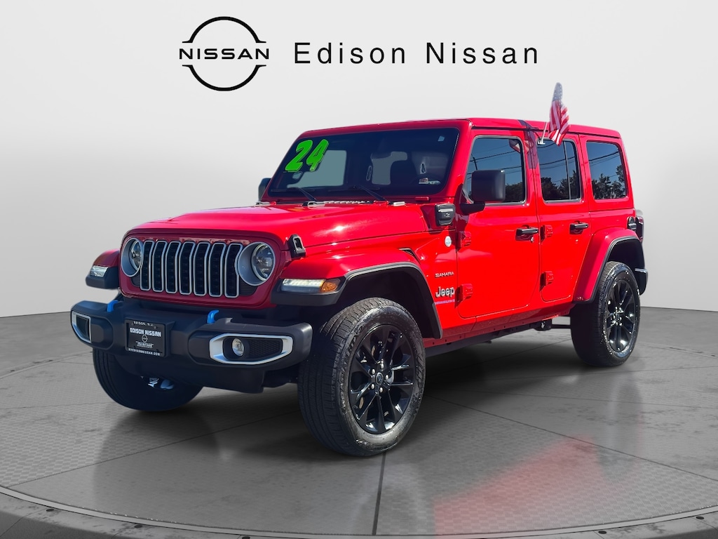 Used 2024 Jeep Wrangler 4xe Sahara 4x4 Sport Utility