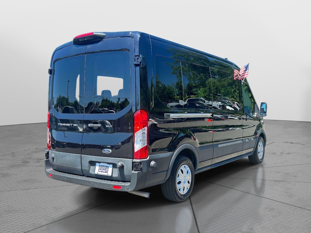 Used 2024 Ford Transit Passenger Wagon T-350 148 Med Roof XL RWD Full-size Passenger Van