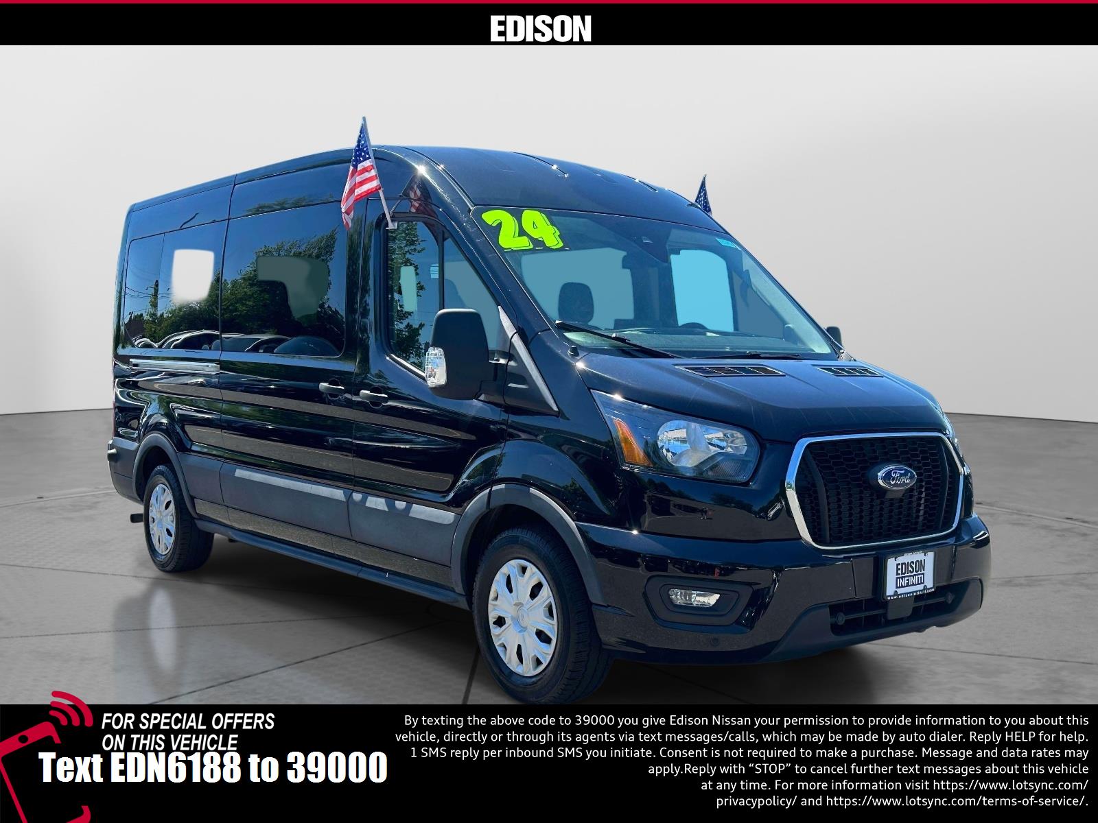 2024 Ford Transit 350 XLT Med Roof Sliding Pass. 148's photo
