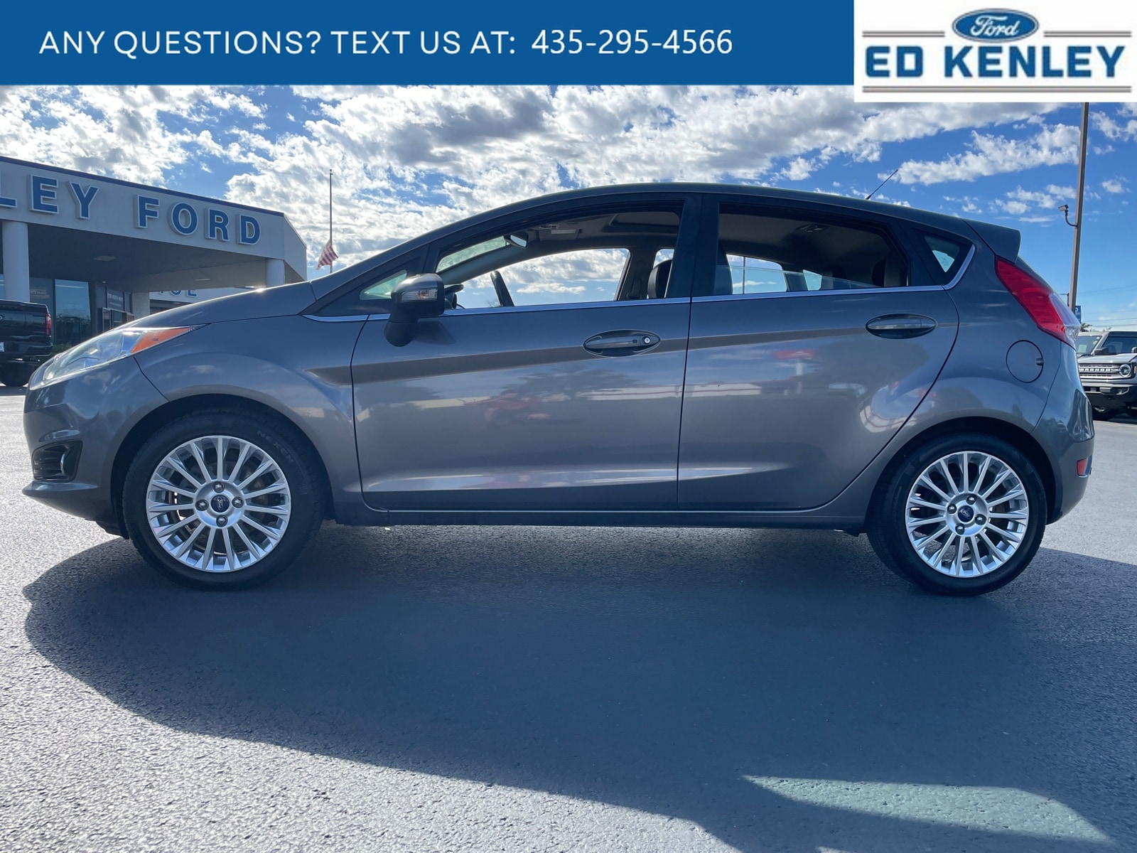 Used 2014 Ford Fiesta Titanium with VIN 3FADP4FJ3EM110930 for sale in Layton, UT