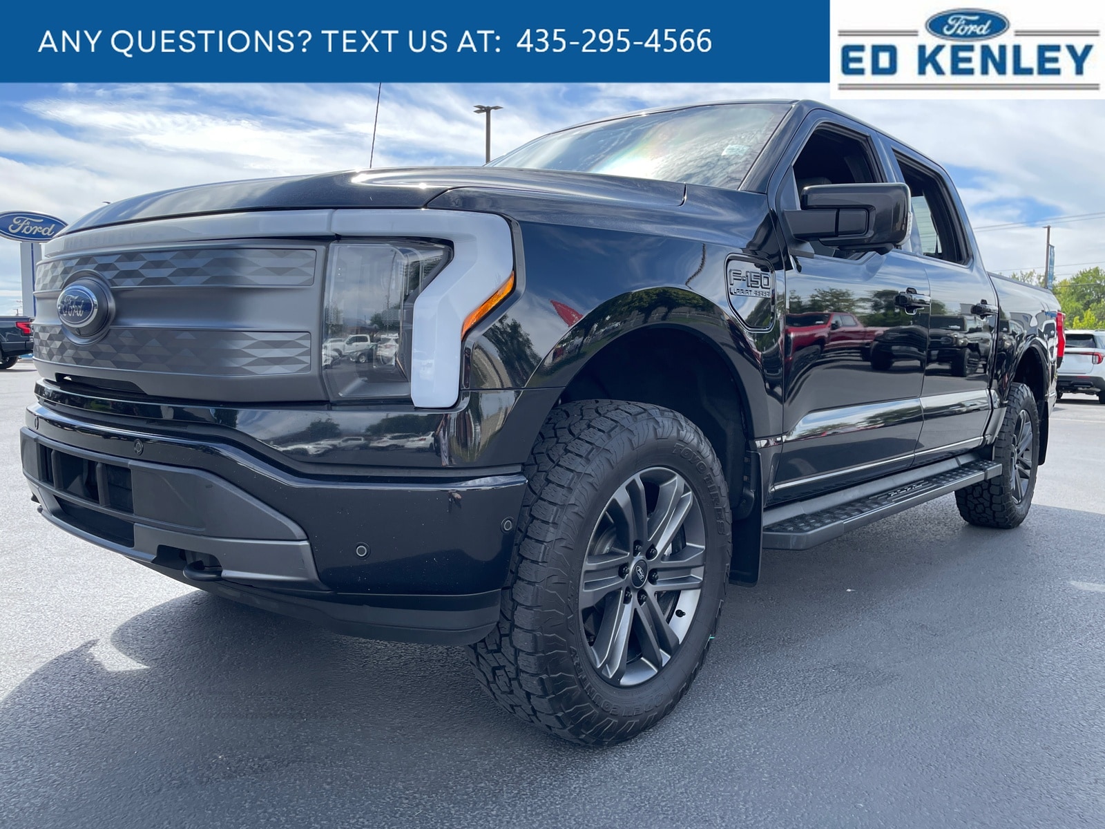 Certified 2023 Ford F-150 Lightning Lariat with VIN 1FTVW1EL5PWG19133 for sale in Layton, UT