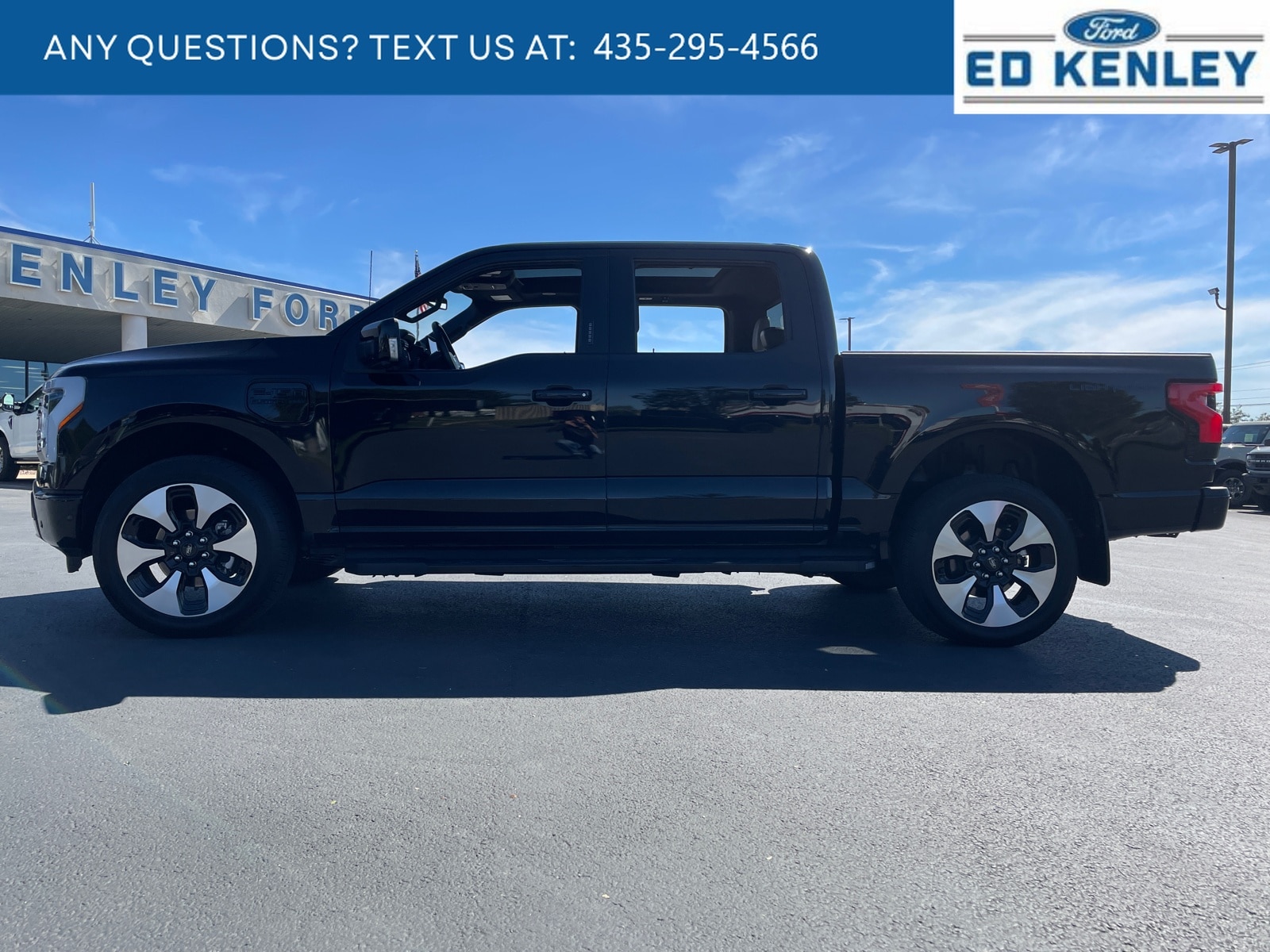 Used 2023 Ford F-150 Lightning Platinum with VIN 1FT6W1EV8PWG14448 for sale in Layton, UT