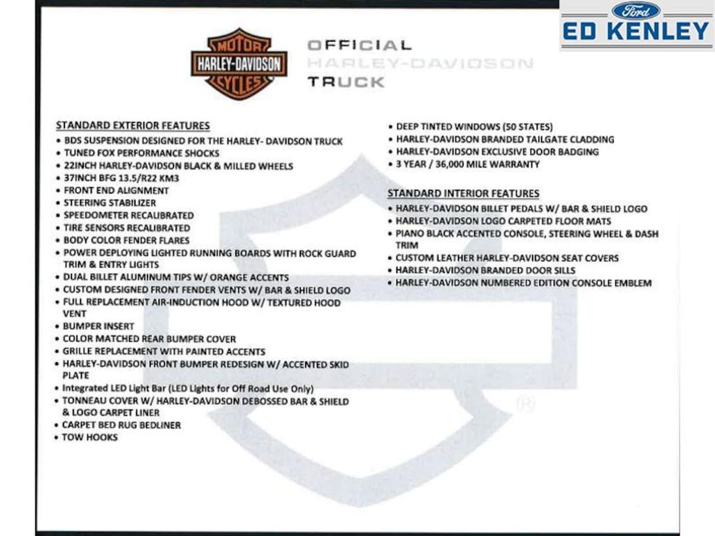 New 2024 Ford F-250 Lariat Harley-Davidson TRUCK