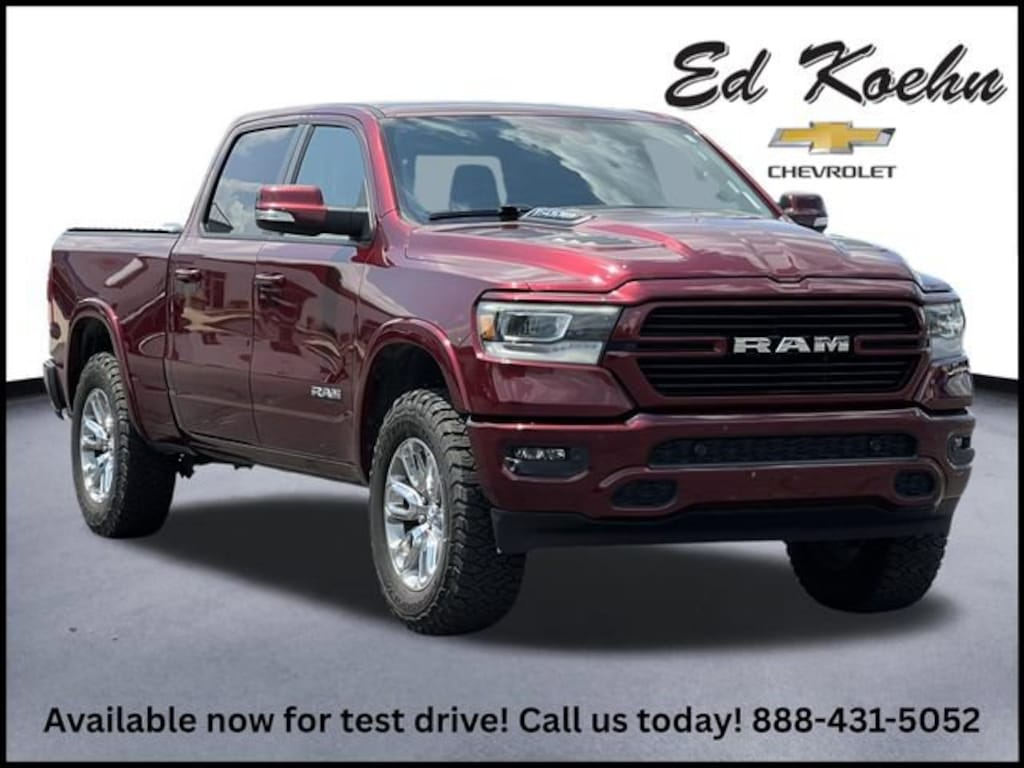 Used 2021 Ram 1500 Laramie Crew Cab 4x4 64 Box Truck