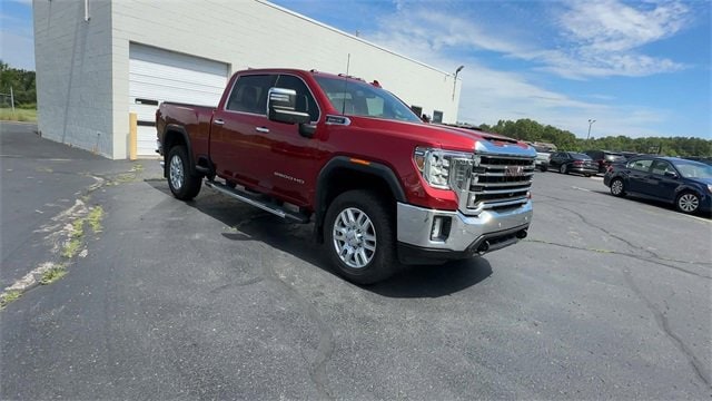 Used 2021 GMC Sierra 2500HD SLT with VIN 1GT49NE76MF205948 for sale in Rockford, MI