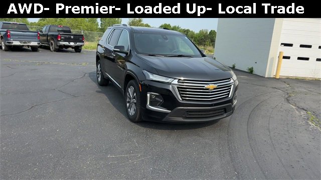Used 2023 Chevrolet Traverse Premier with VIN 1GNEVKKW0PJ199485 for sale in Rockford, MI
