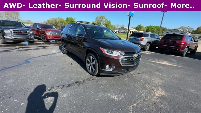 Used 2021 Chevrolet Traverse 3LT with VIN 1GNEVHKW0MJ149605 for sale in Rockford, MI