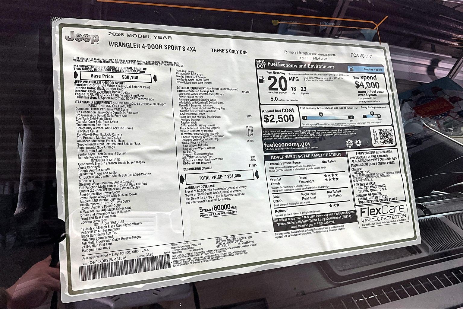 2026 Jeep Wrangler 4-Door Sport S - Photo 14