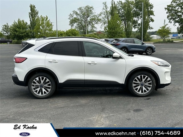 Used 2022 Ford Escape Titanium with VIN 1FMCU9J97NUA36394 for sale in Greenville, MI