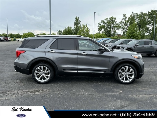 Used 2022 Ford Explorer Platinum with VIN 1FM5K8HC0NGB89854 for sale in Greenville, MI
