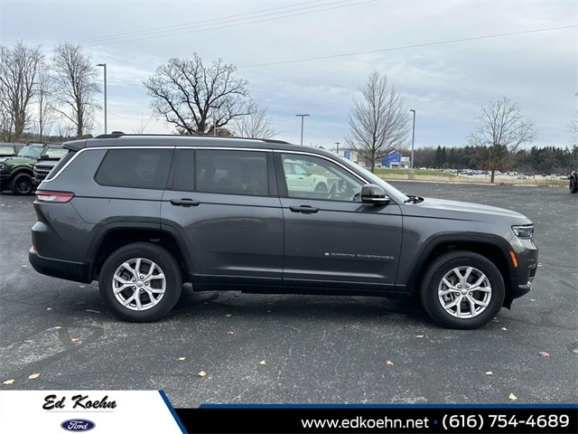 Used 2021 Jeep Grand Cherokee L Limited with VIN 1C4RJKBG1M8159806 for sale in Greenville, MI