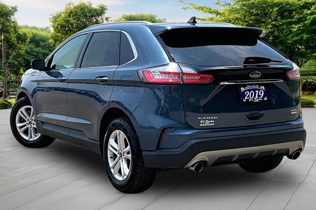 Used 2019 Ford Edge SEL with VIN 2FMPK4J93KBB52011 for sale in Wayland, MI
