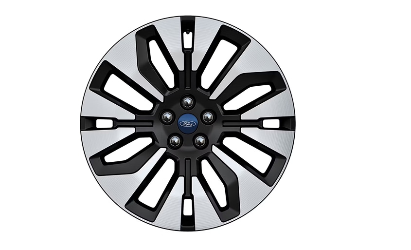 21 Bright Machined with Tarnish Dark Pockets