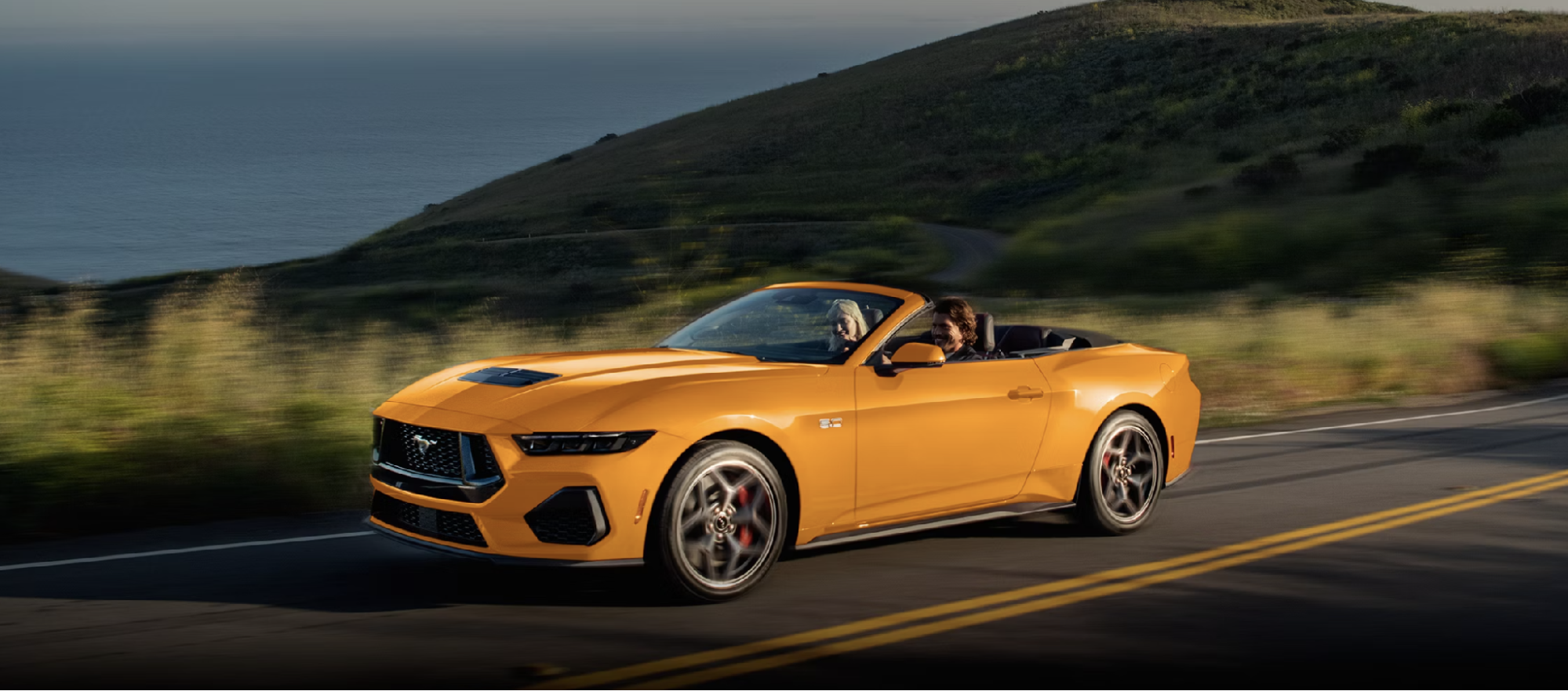 The 2026 Ford Mustang in Orange Fury Metallic
