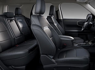Leather Trimmed with Mini-Perforation