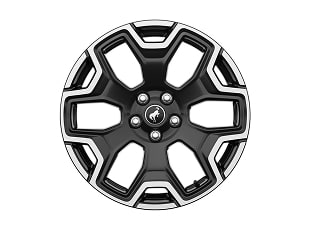 18 Machined-Face Ebony Black-Painted Aluminum