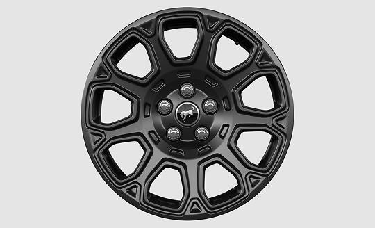 17 inch Matte Black-Painted Aluminum wheel