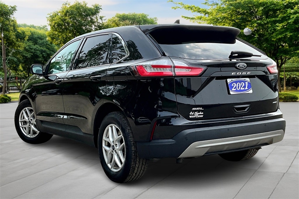 Used 2021 Ford Edge SEL with VIN 2FMPK4J9XMBA23007 for sale in Wayland, MI