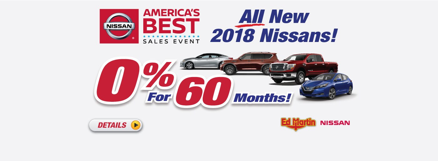 New Nissan and Used Car Dealer Serving Anderson | Ed Martin Nissan of