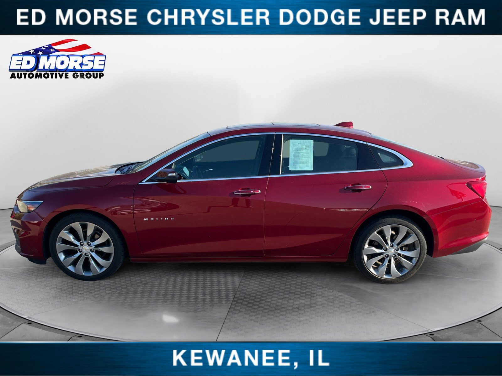 Used 2017 Chevrolet Malibu Premier with VIN 1G1ZH5SX8HF132979 for sale in Kewanee, IL