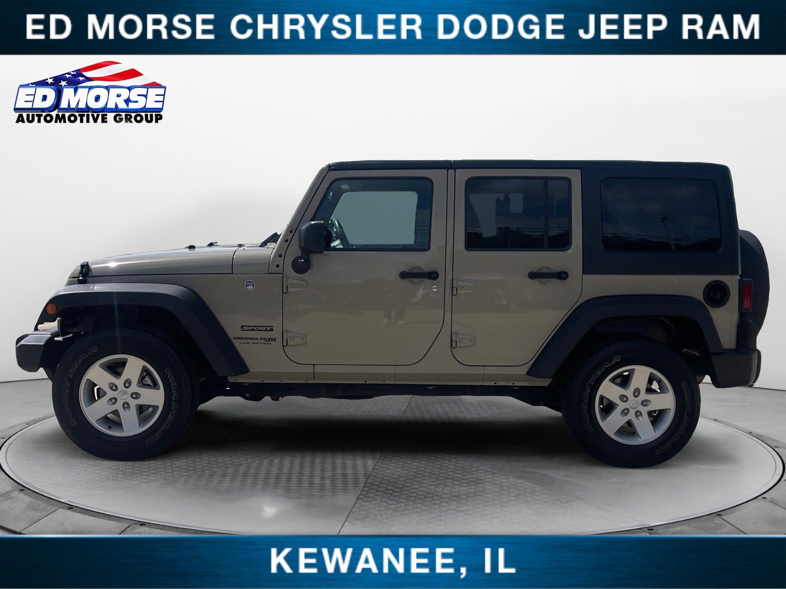 Used 2018 Jeep Wrangler JK Unlimited Sport S with VIN 1C4BJWDG5JL862825 for sale in Kewanee, IL