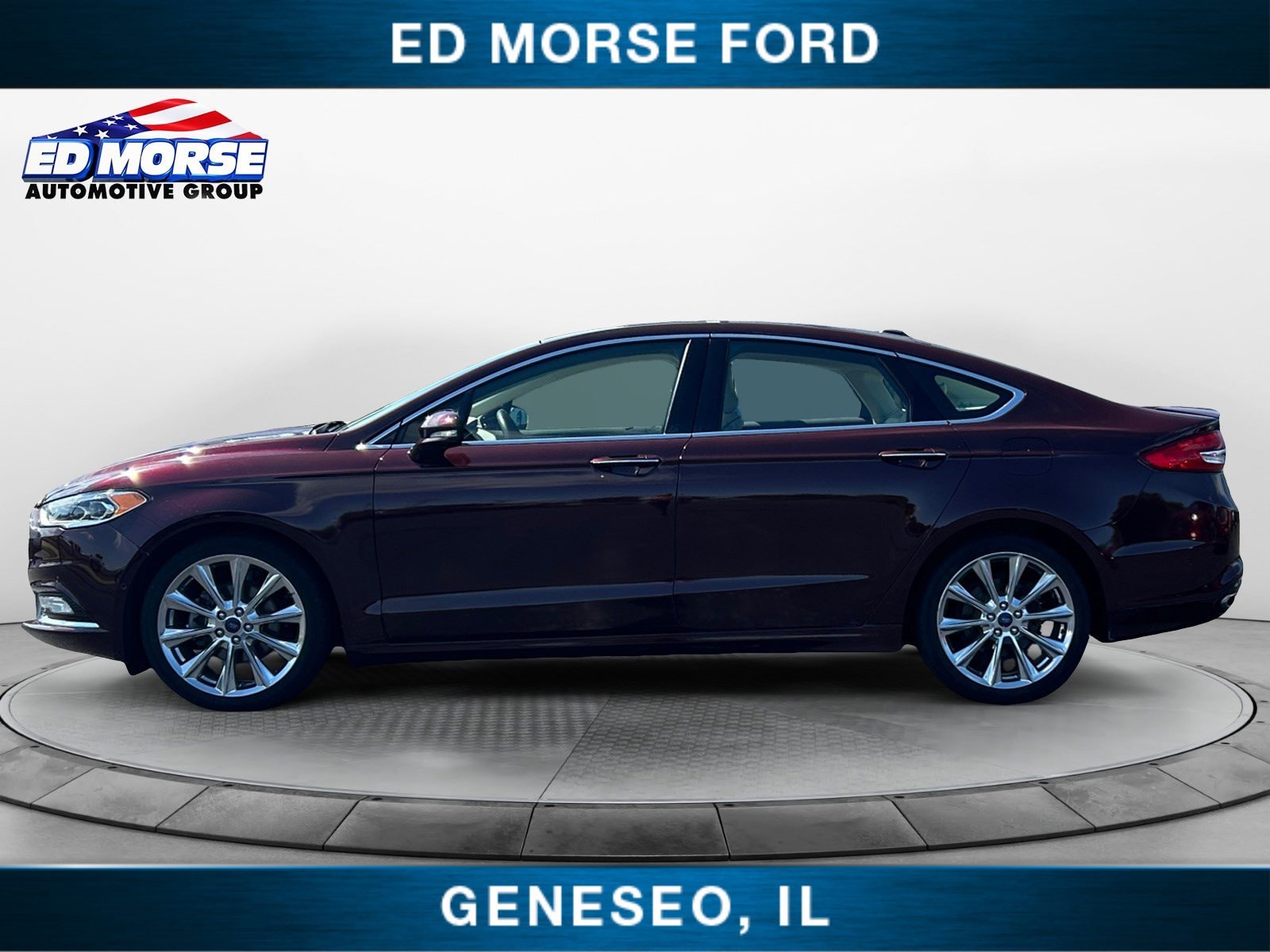 Used 2017 Ford Fusion Platinum with VIN 3FA6P0D95HR194380 for sale in Geneseo, IL