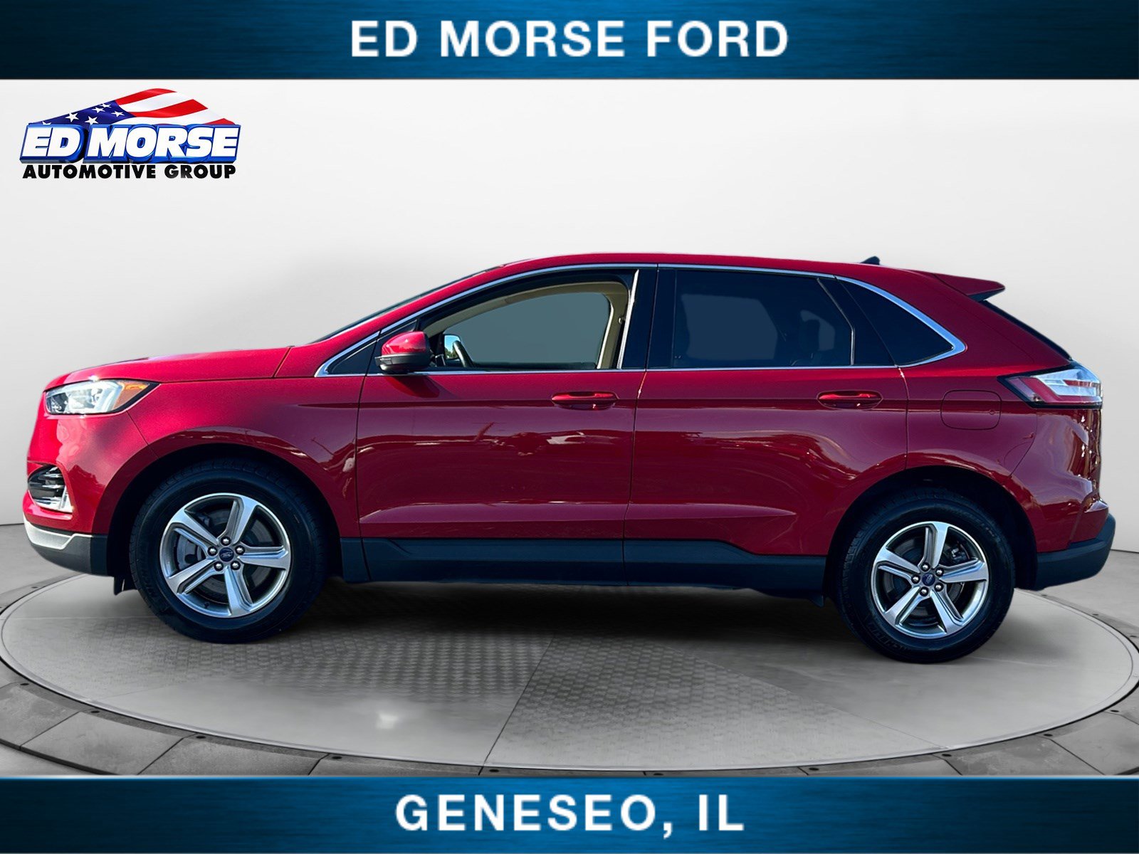 Used 2021 Ford Edge SEL with VIN 2FMPK4J92MBA49567 for sale in Geneseo, IL