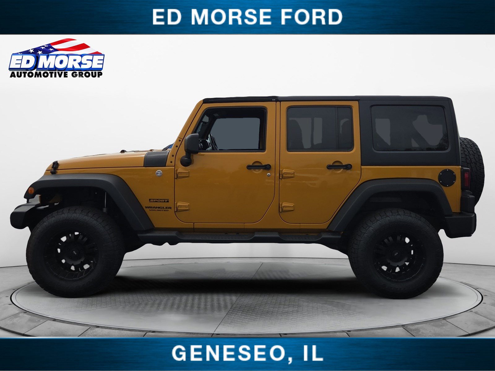 Used 2014 Jeep Wrangler Unlimited Sport with VIN 1C4BJWDG4EL223275 for sale in Geneseo, IL