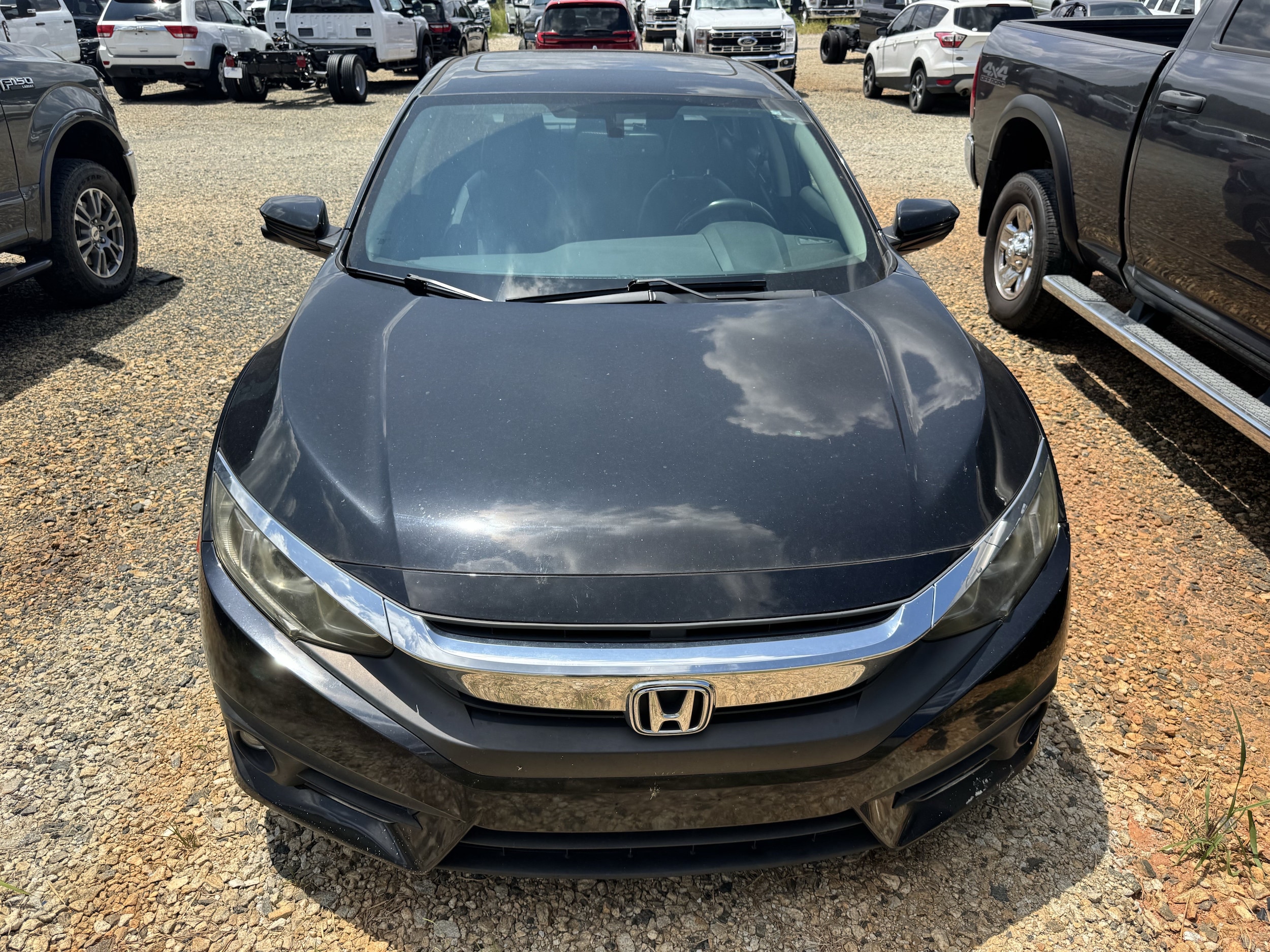 Used 2016 Honda Civic EX-L with VIN 19XFC1F70GE217495 for sale in Lavonia, GA