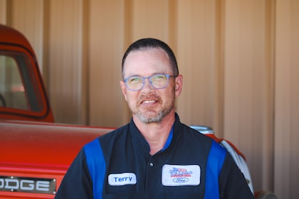Staff member Terry Massey from bd0a47819354