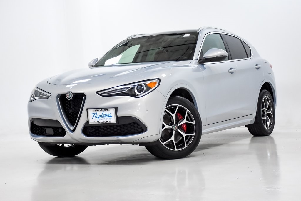 Used 2021 Alfa Romeo Stelvio Ti with VIN ZASPAKBN5M7D17437 for sale in Elmhurst, IL