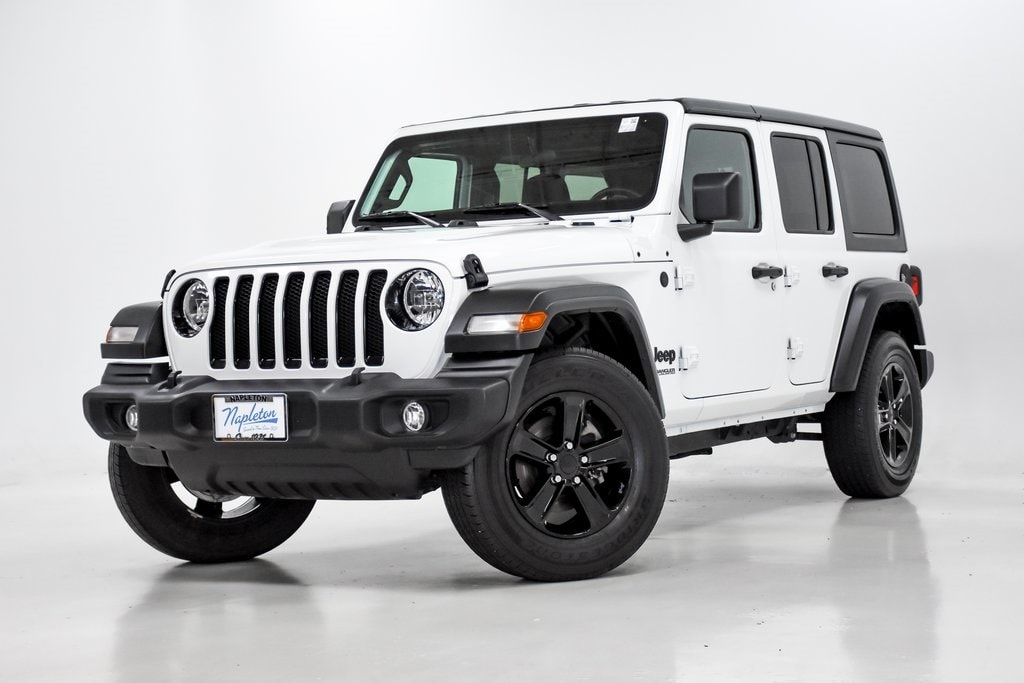 Used 2021 Jeep Wrangler Unlimited Altitude with VIN 1C4HJXDN8MW848225 for sale in Elmhurst, IL