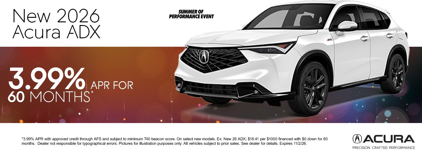 Acura Incentives September Acura Incentives September